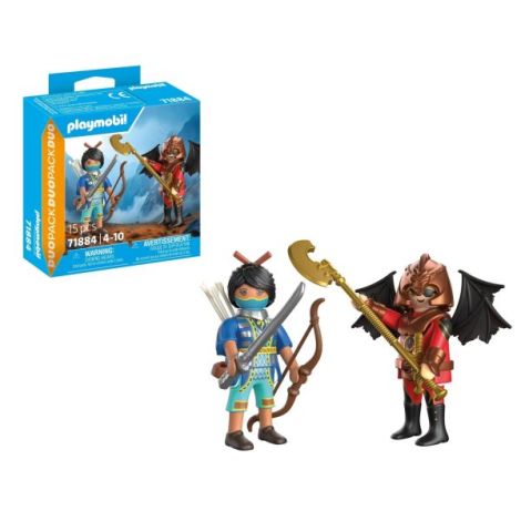 Playmobil - Set 2 figurine cavaler Novelmore si bandit Burnham - imagine 7